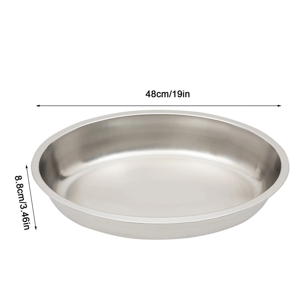 5.5L Stainless Steel Chafing Dish Buffet Set with Lid U49962