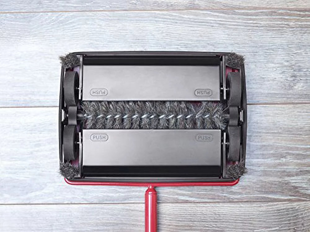 Fuller Brush 17052 Electrostatic Carpet & Floor Sweeper, 9" Cleaning Path, Lightweight, Red N332