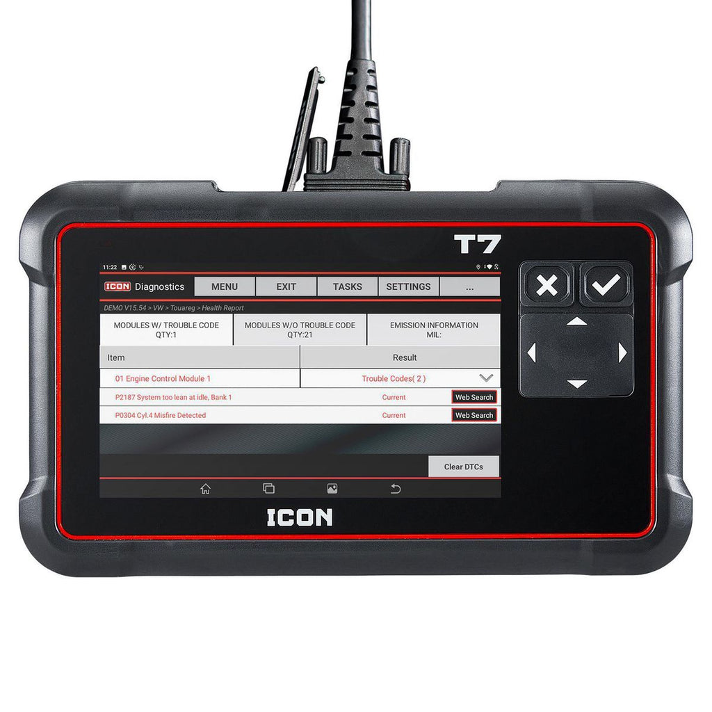 ICON T7 Professional Wired Diagnostic Scanner N419