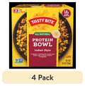 (4 pack) Tasty Bite All Natural Indian Plant Based Protein Bowl, Shelf Stable, 8.8 oz