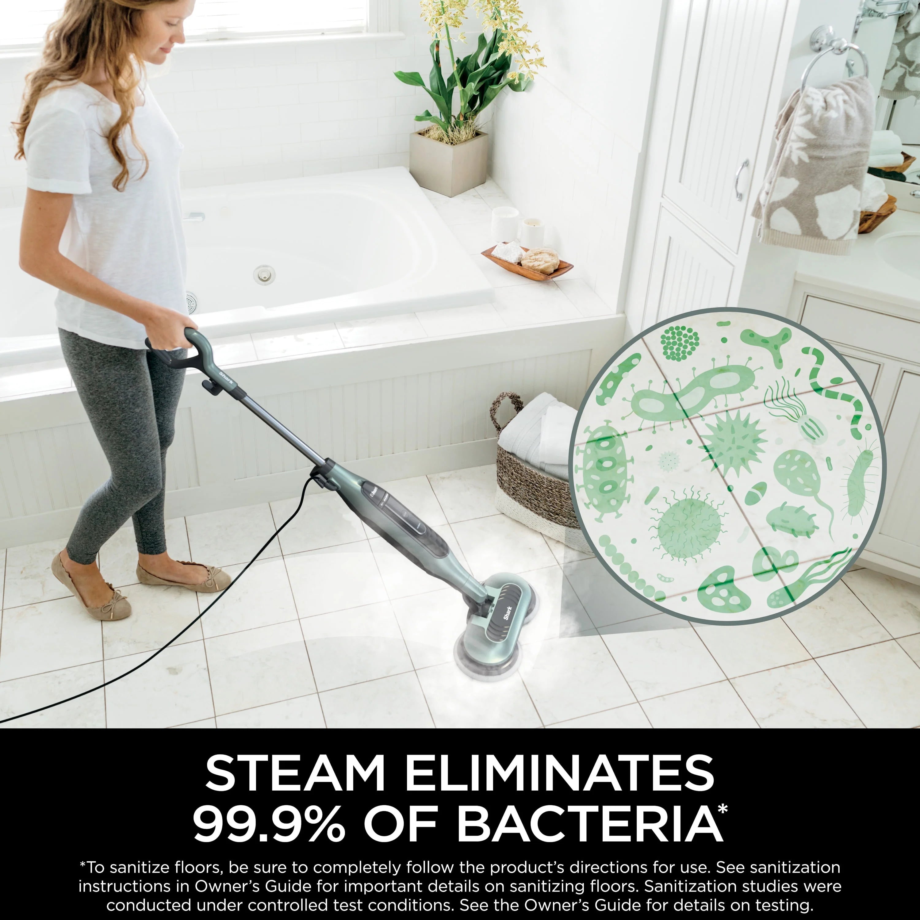 Shark S7000 Steam & Scrub Hard Floor Steam Mop W3373
