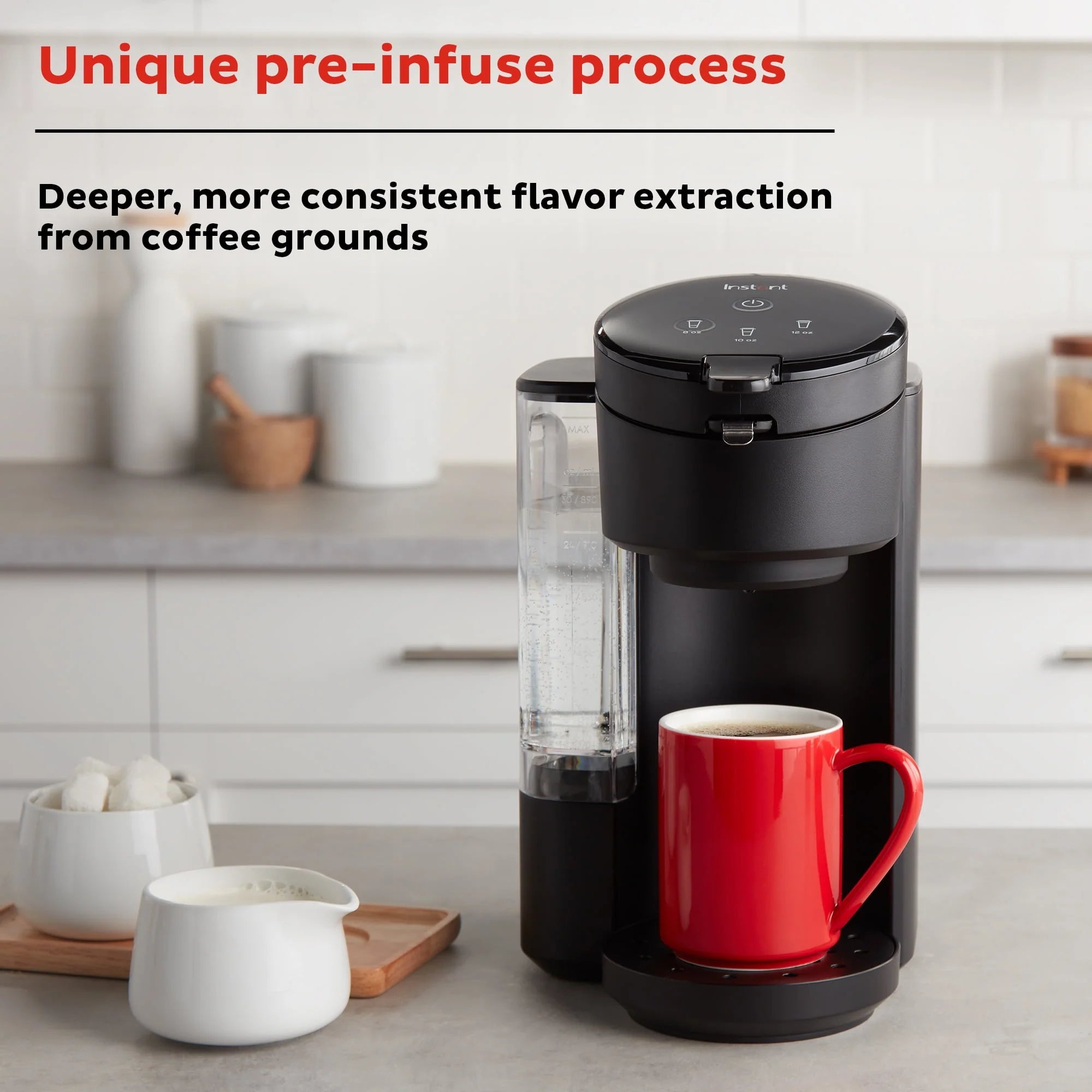 Instant Solo Café 2-in-1 Single Serve Coffee Maker, Black C46735