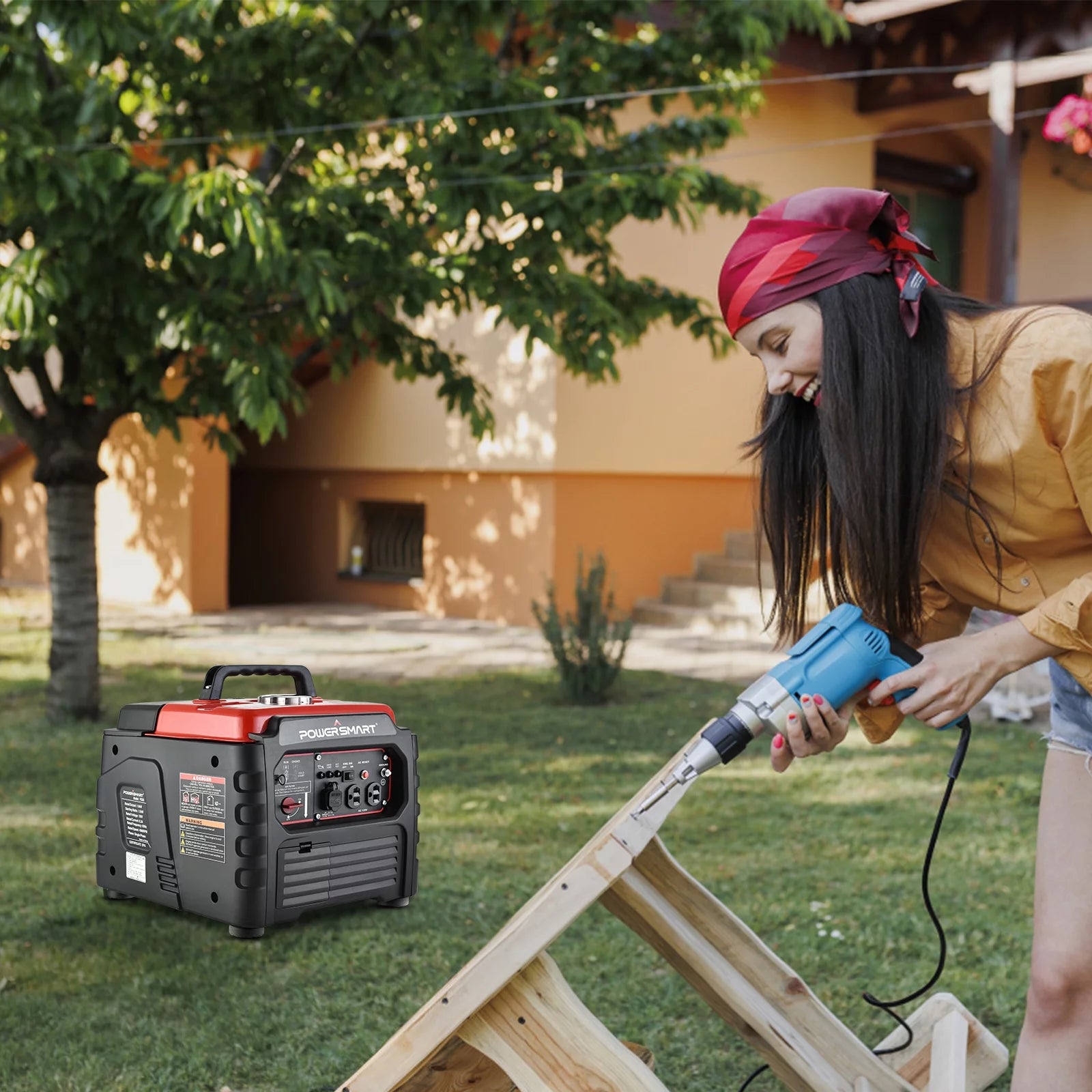 PowerSmart 1500 Watt Portable Gas Inverter Generator J780