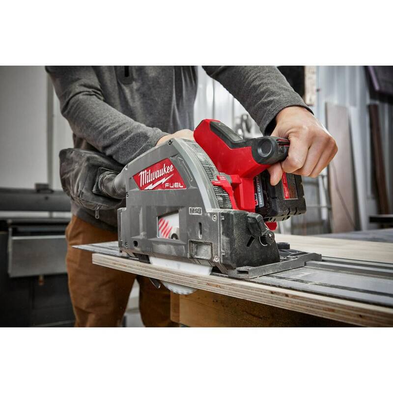 M18 FUEL 18V Brushless 6-1/2 in. Plunge Cut Track Saw with 55 in. Guide Rail Y405