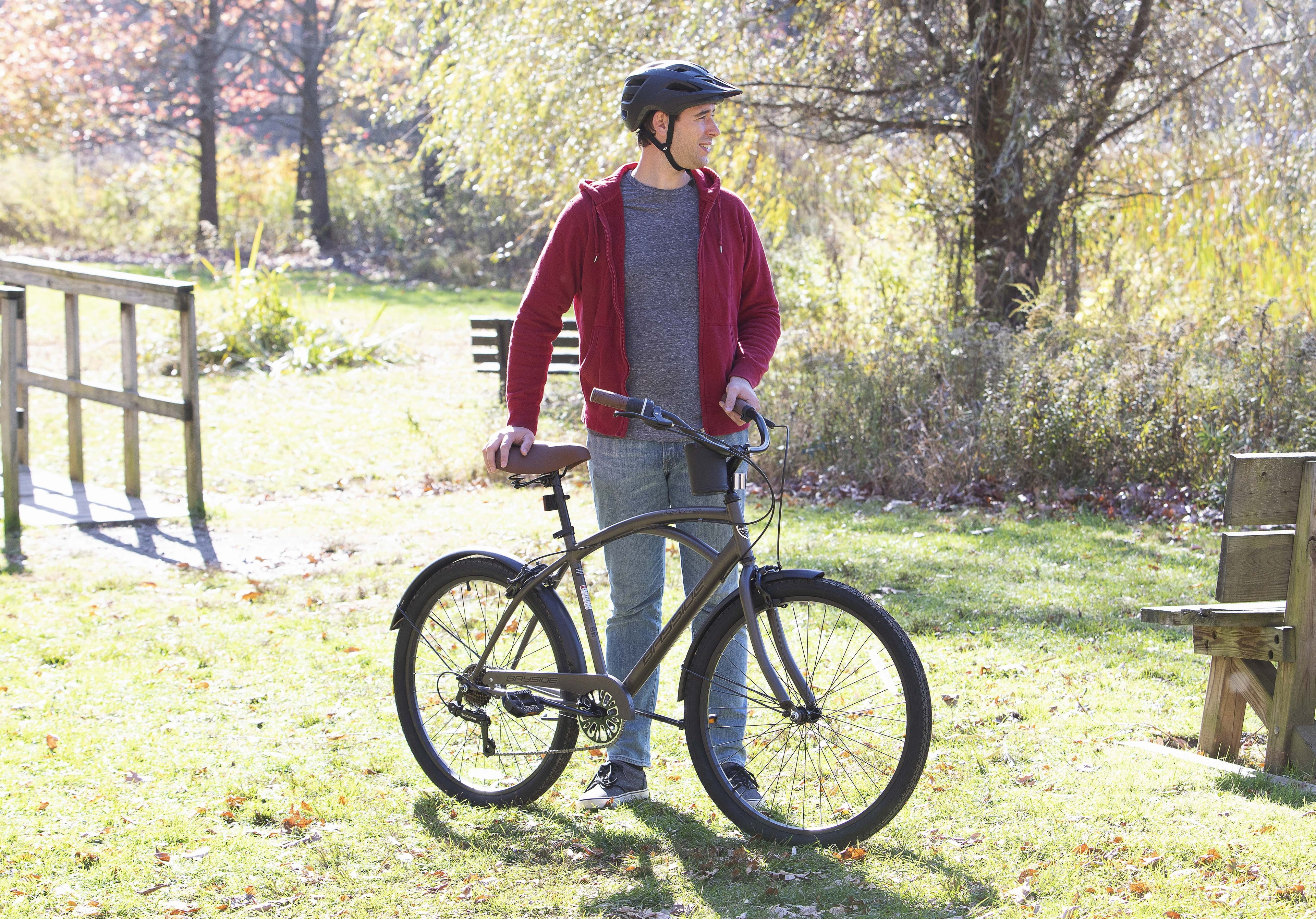 Kent 26 In. Bayside Men's Cruiser Bike, Satin Cocoa I1224