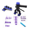 Arealer Car Dent Repairing Puller Lifter Tool 360° Adjustable Lacquerless Dent Removal Tool with 28 Glue Puller Tabs for Auto Dent Removal Mirror Dents Door Dings Hail Damage