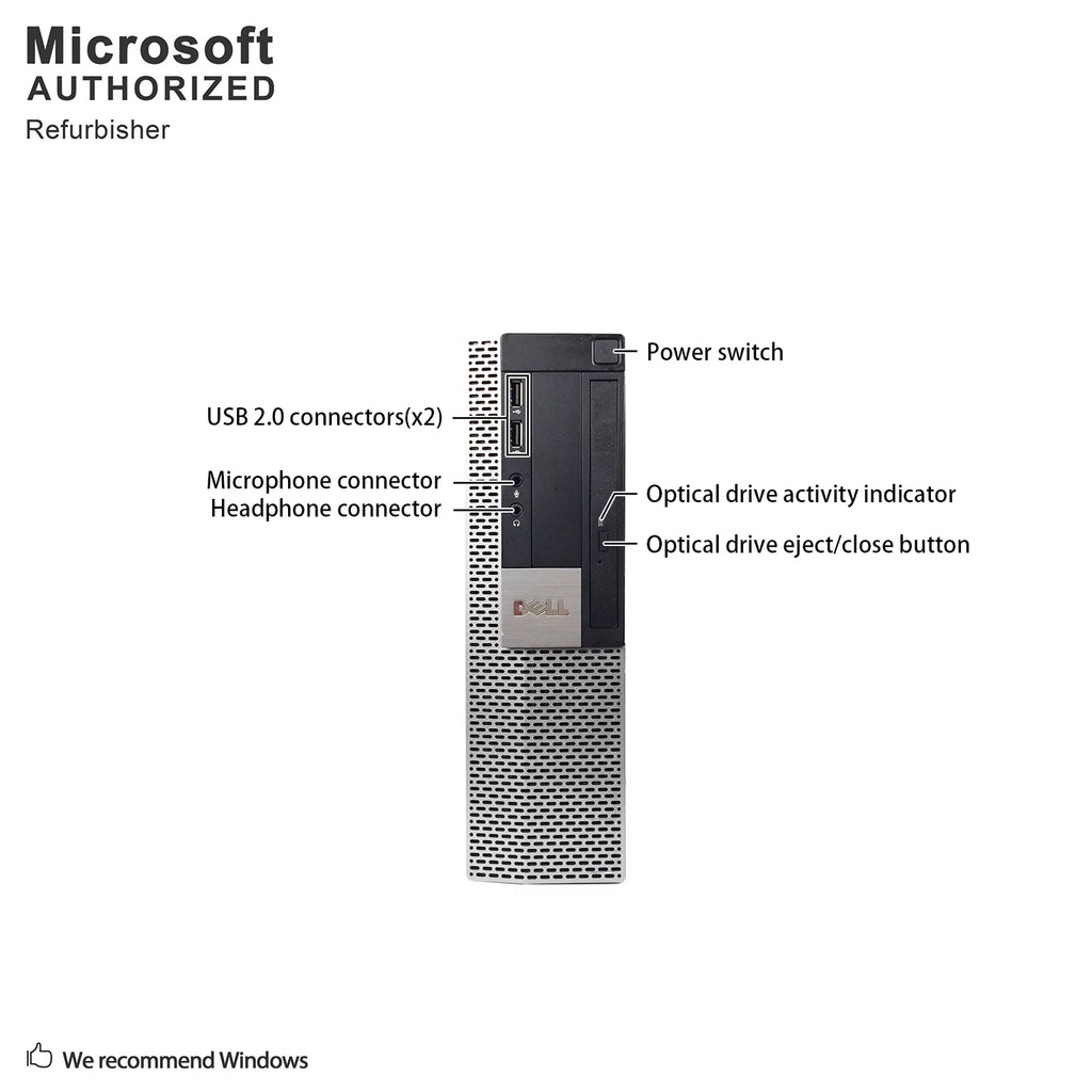 Dell Optiplex 960 SFF Desktop Computer, 3.0GHz, 4GB RAM, 160GB, Windows 10 Pro Y657