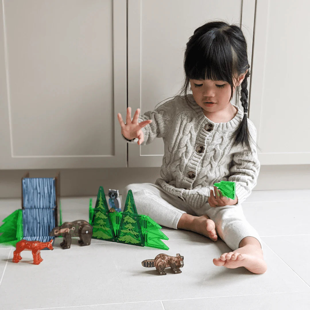 MAGNA-TILES Forest Animals 25-Piece Magnetic Construction Set R24860