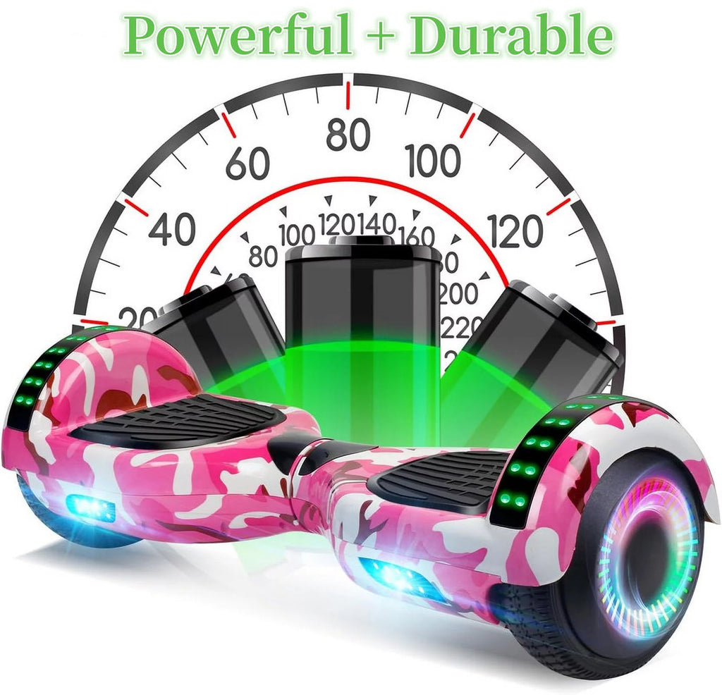 LIEAGLE Hoverboard with Seat Attachment, 6.5 inch Self Balancing Scooter S62540