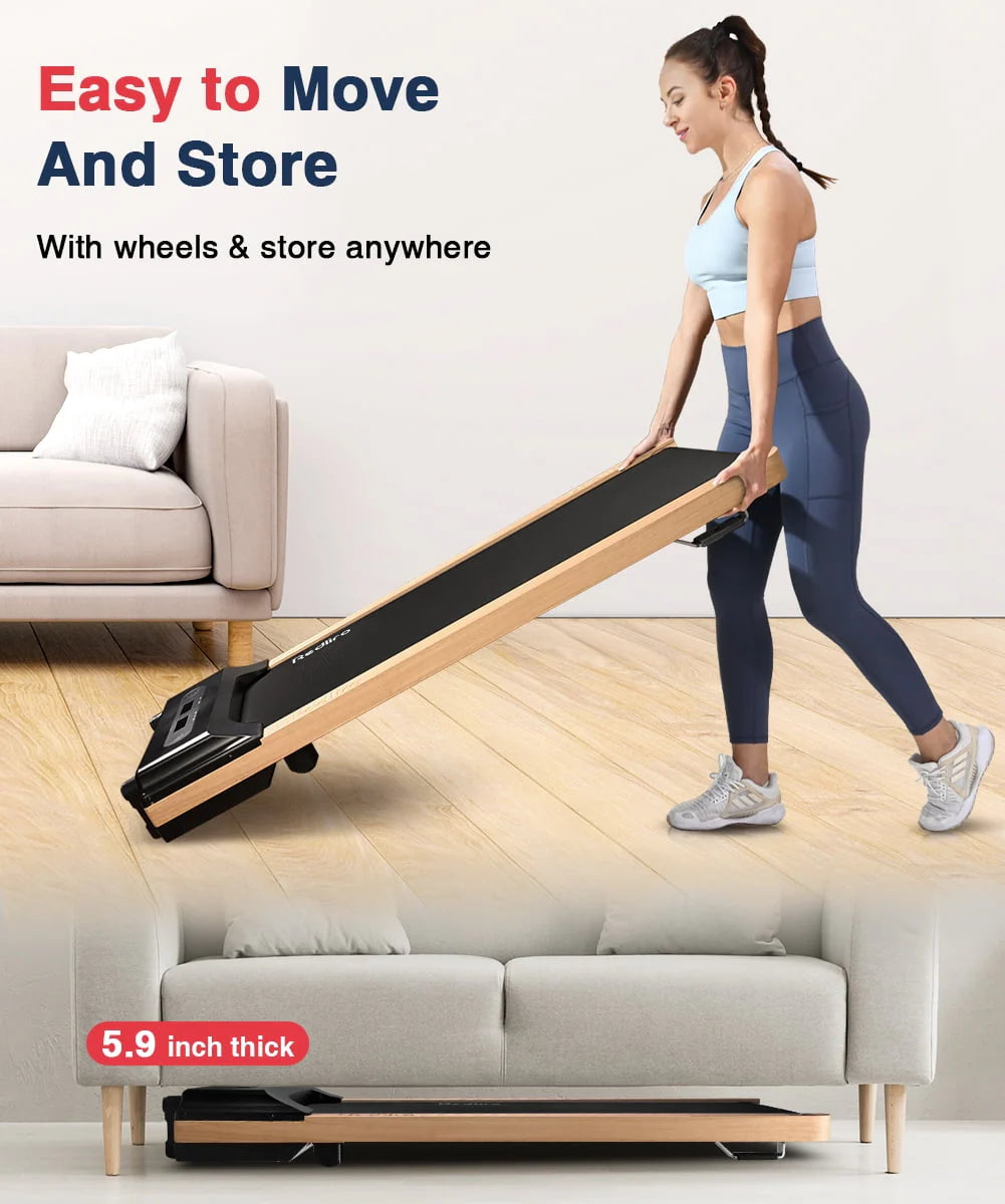 Redliro Walking Pad Under Desk Treadmill 300 lb Capacity L675