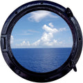 Black Porthole Window 15" - Nautical Port Hole - Nautical Wall Hanging