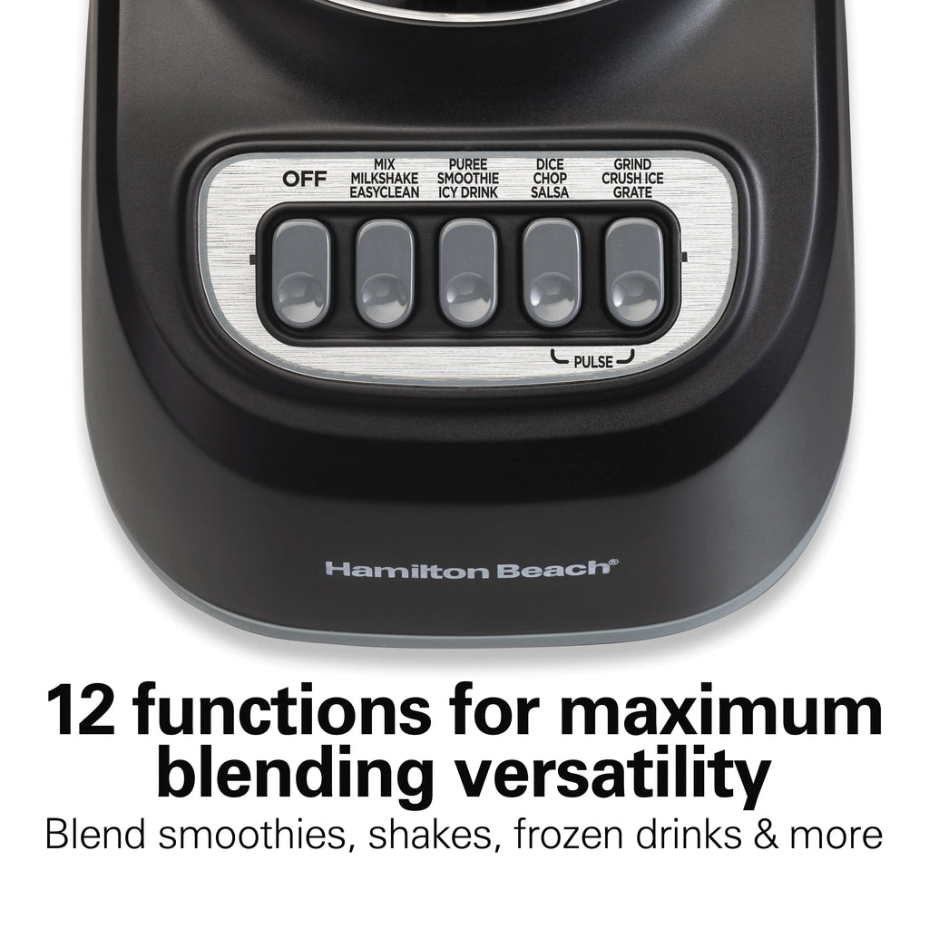 Hamilton Beach Smoothie Blender 48 oz Black N224
