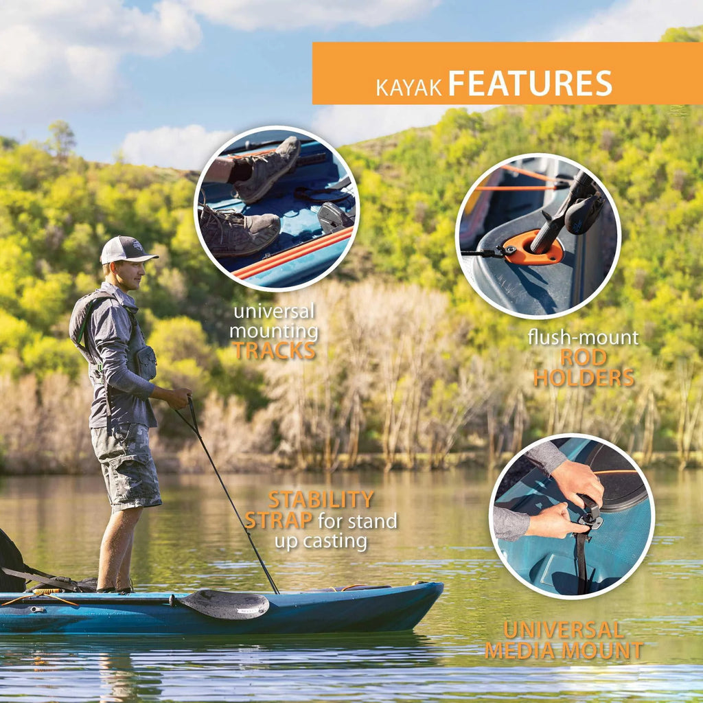 Lifetime Yukon Angler 116 Sit-on-Top Fishing Kayak J83340