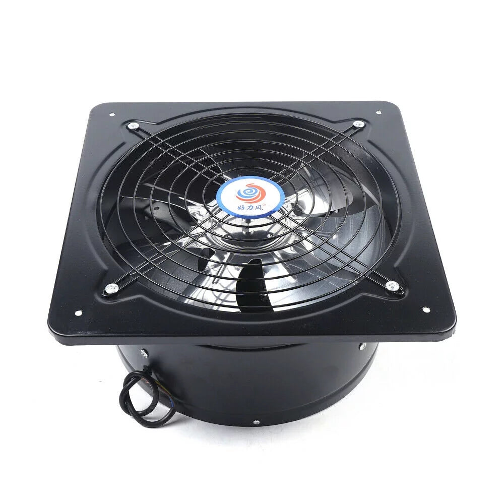 Wall Mounted 12" Kitchen Bathroom Exhaust Fan Ventilation Extractor B7287