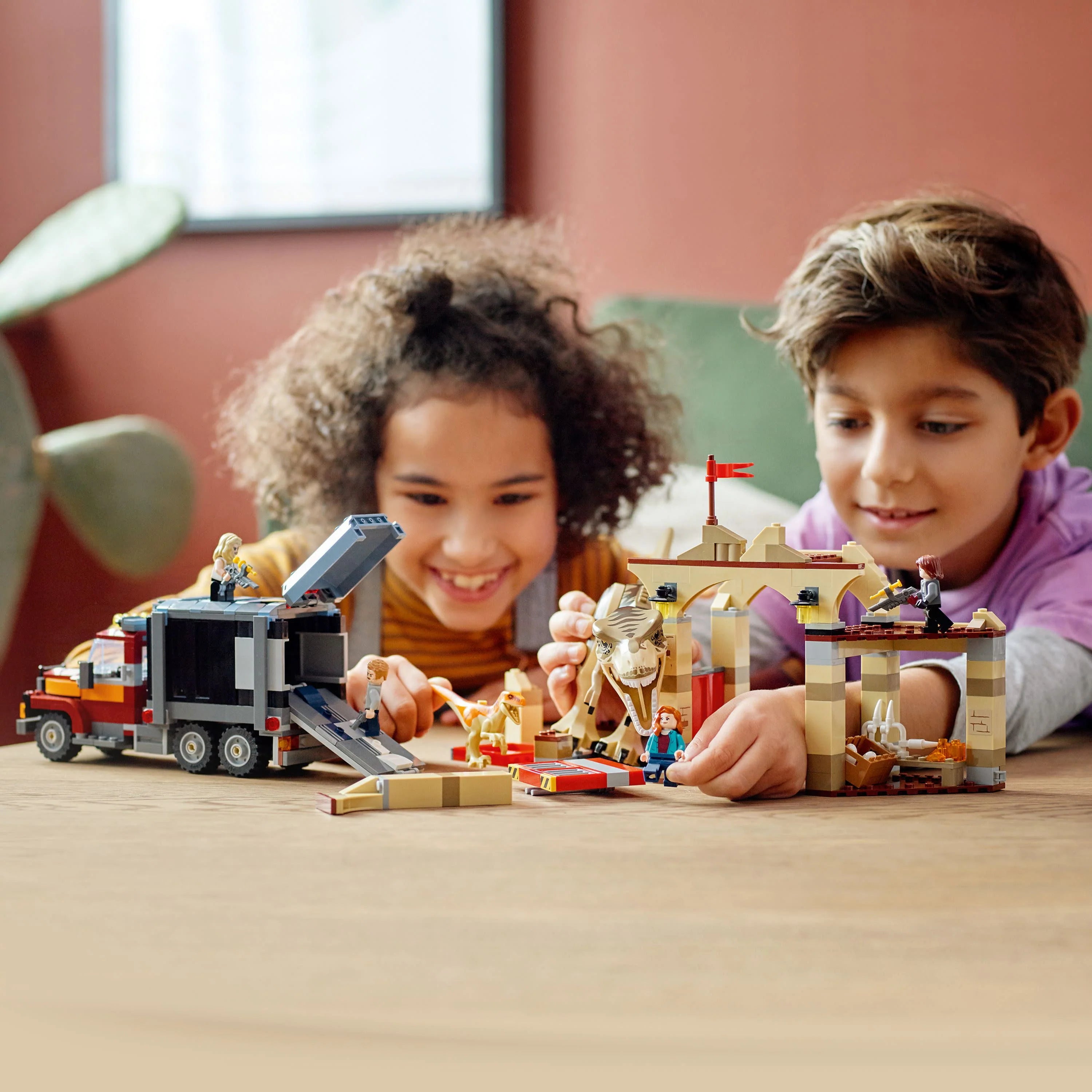 LEGO Jurassic World T. rex & Atrociraptor Dinosaur Breakout 76948 Toy for Kids Ages 8+ H45927