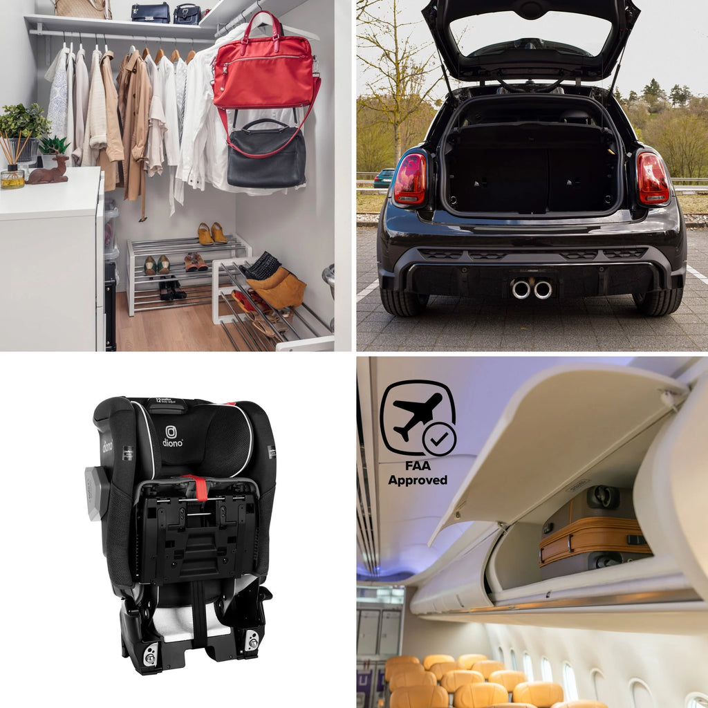 Diono Radian 3QXT SafePlus All-in-One Convertible Car Seat, Red B871