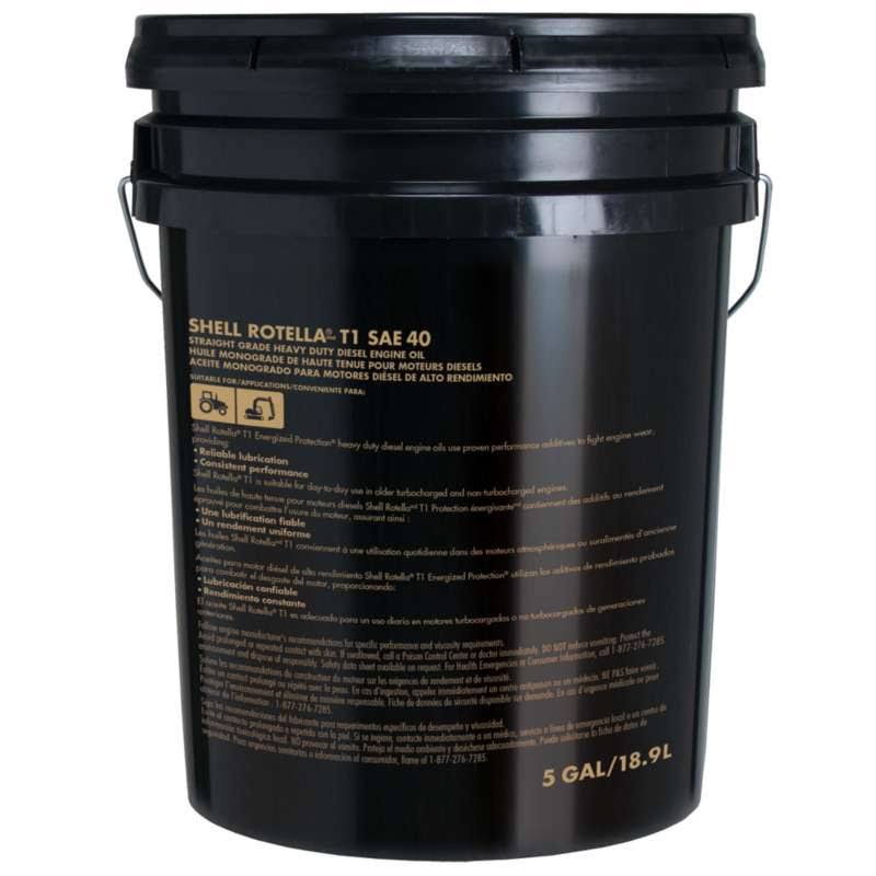 Shell T1 Motor Oil 40W Conventional 5 Gal E653