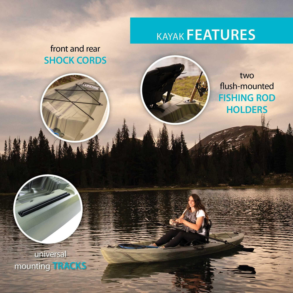 Lifetime Kenai Pro Angler 100 Kayak Moss Fusion S693