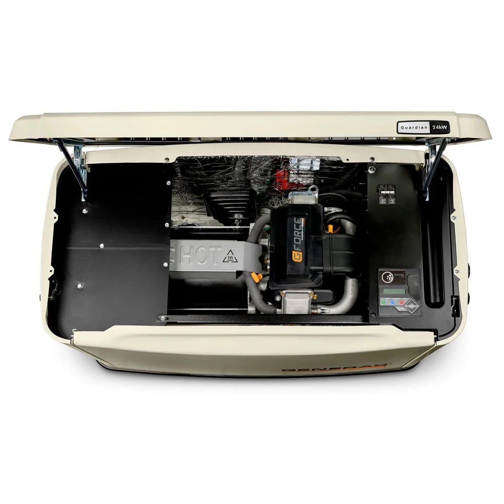 Generac 7210 Guardian 24kW Home Standby Generator with 200A Transfer Switch B30909