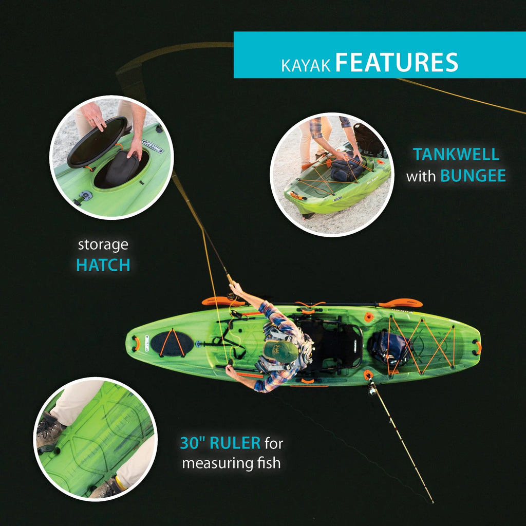 Lifetime Yukon Angler 116 Sit-on-Top Fishing Kayak J83340