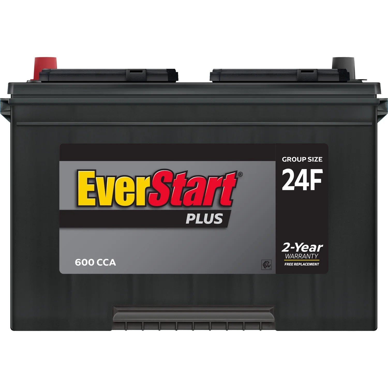 EverStart Plus Lead Acid Automotive Battery Group Size 24F 12 Volt 600 CCA M195
