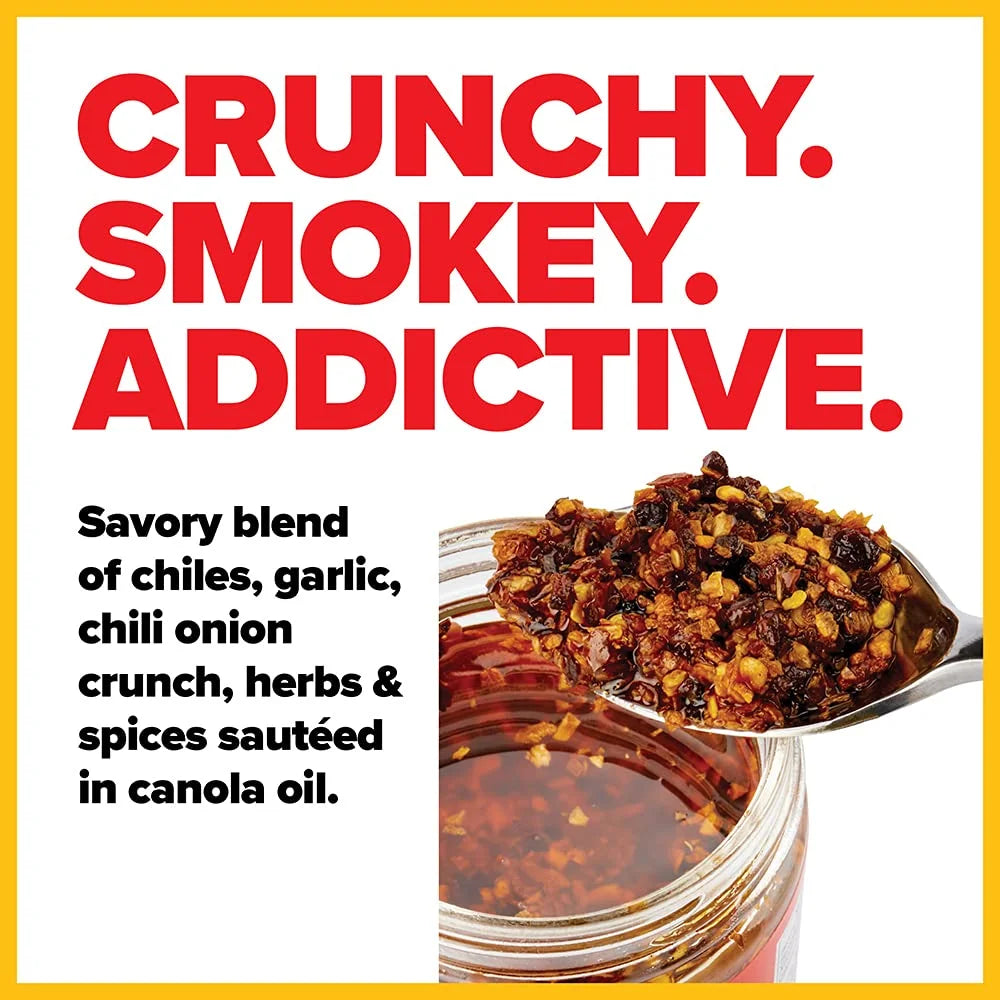 Chile Crunch All Natural Spicy Condiment, 1 Jar B68754