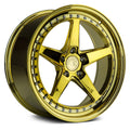 Aodhan - DS05 Gold Vacuum with Chrome Rivets (18x22 x 9.5