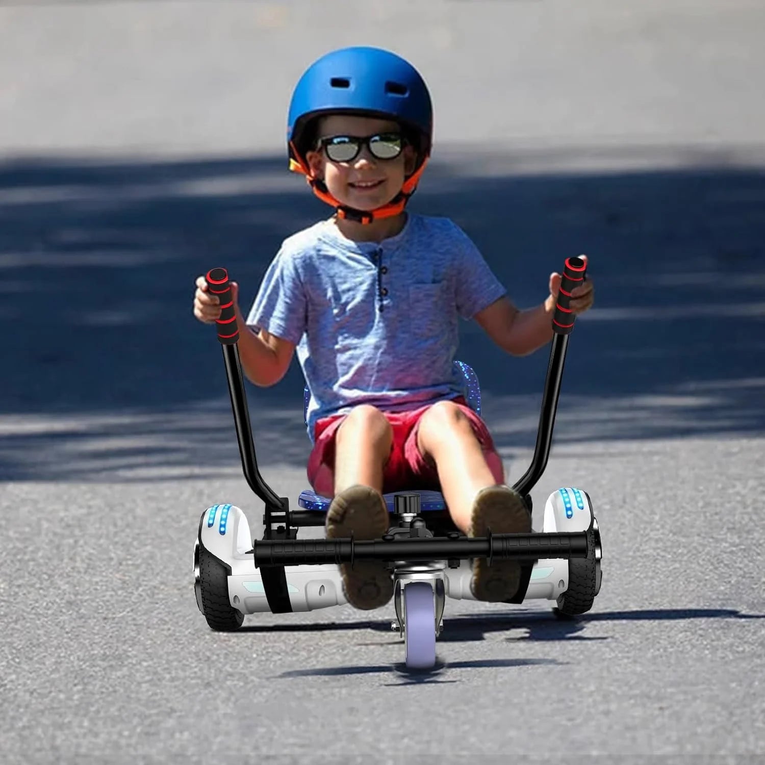 LIEAGLE Hoverboard with Seat Attachment, 6.5 inch Self Balancing Scooter S62540