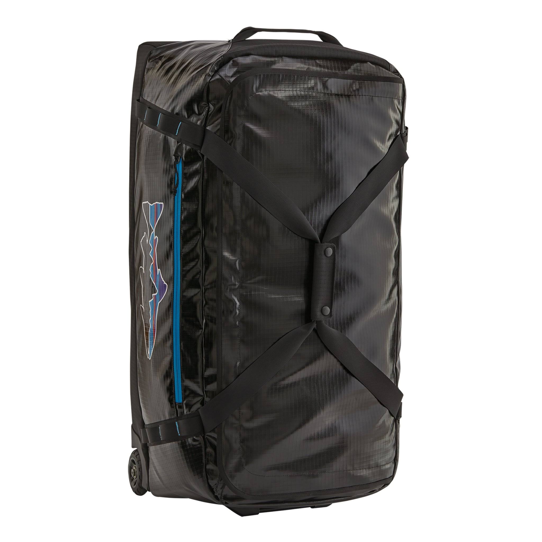 Patagonia Black Hole Wheeled Duffel 100L - Black w/Fitz Trout