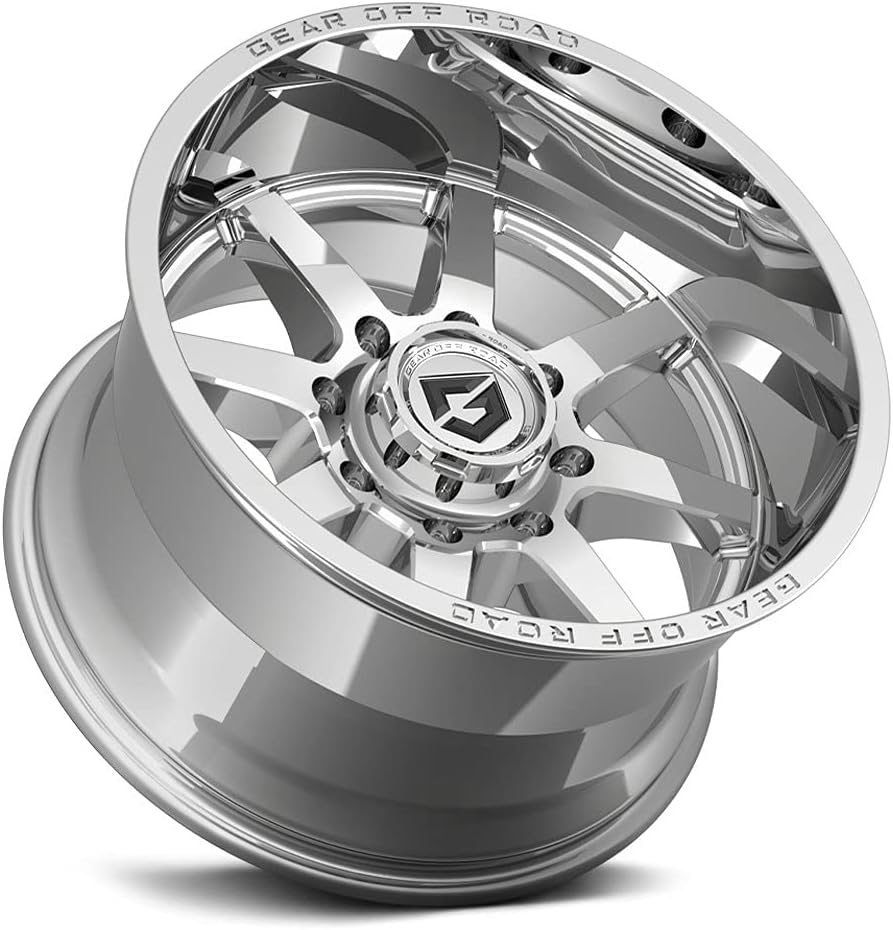 Gear Off Road 762C Pivot 20x10 5x5 -19mm Chrome Wheel Rim Q445