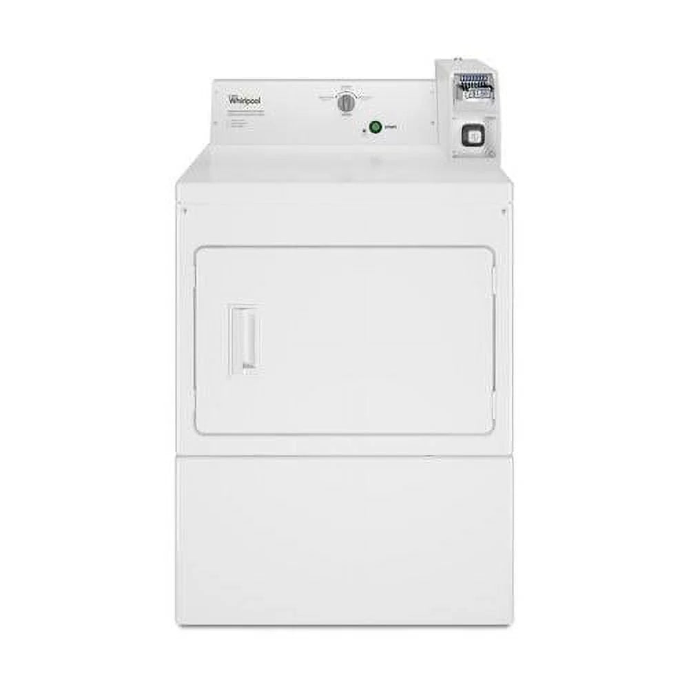 Whirlpool Commercial 7.4 cu. ft. Coin Operated Gas Dryer, White S8489