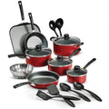 Tramontina Primaware 18 Piece Non-stick Cookware Set, Steel Gray X6646