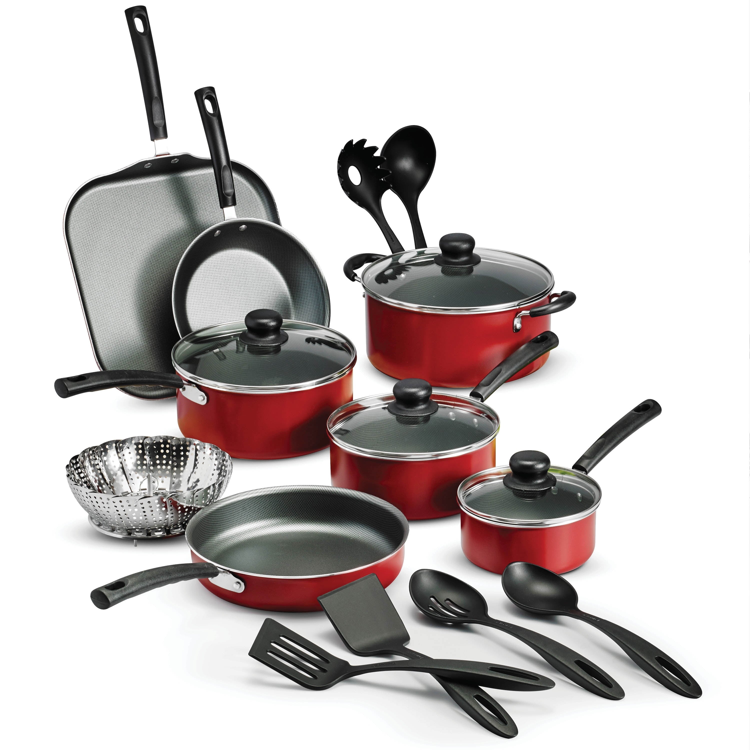 Tramontina Primaware 18 Piece Non-stick Cookware Set, Steel Gray X6646