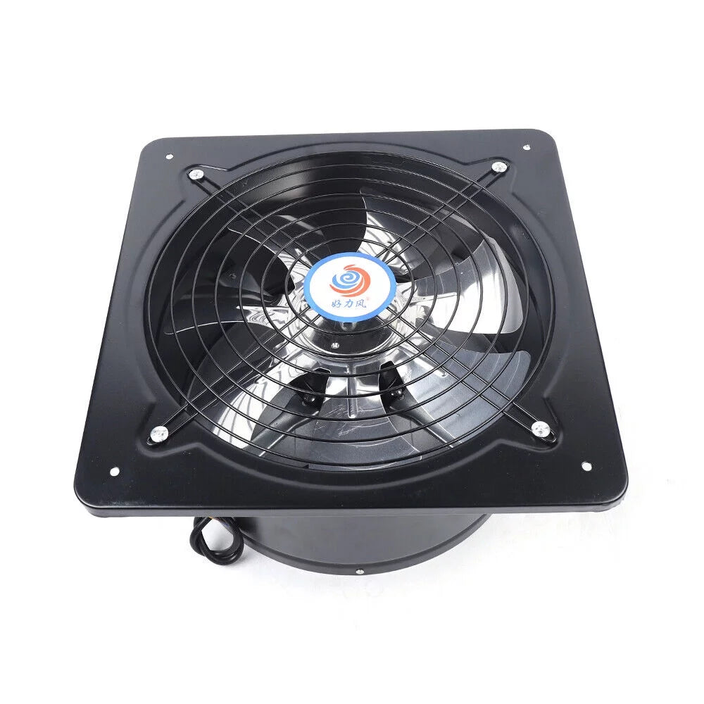 Wall Mounted 12" Kitchen Bathroom Exhaust Fan Ventilation Extractor B7287