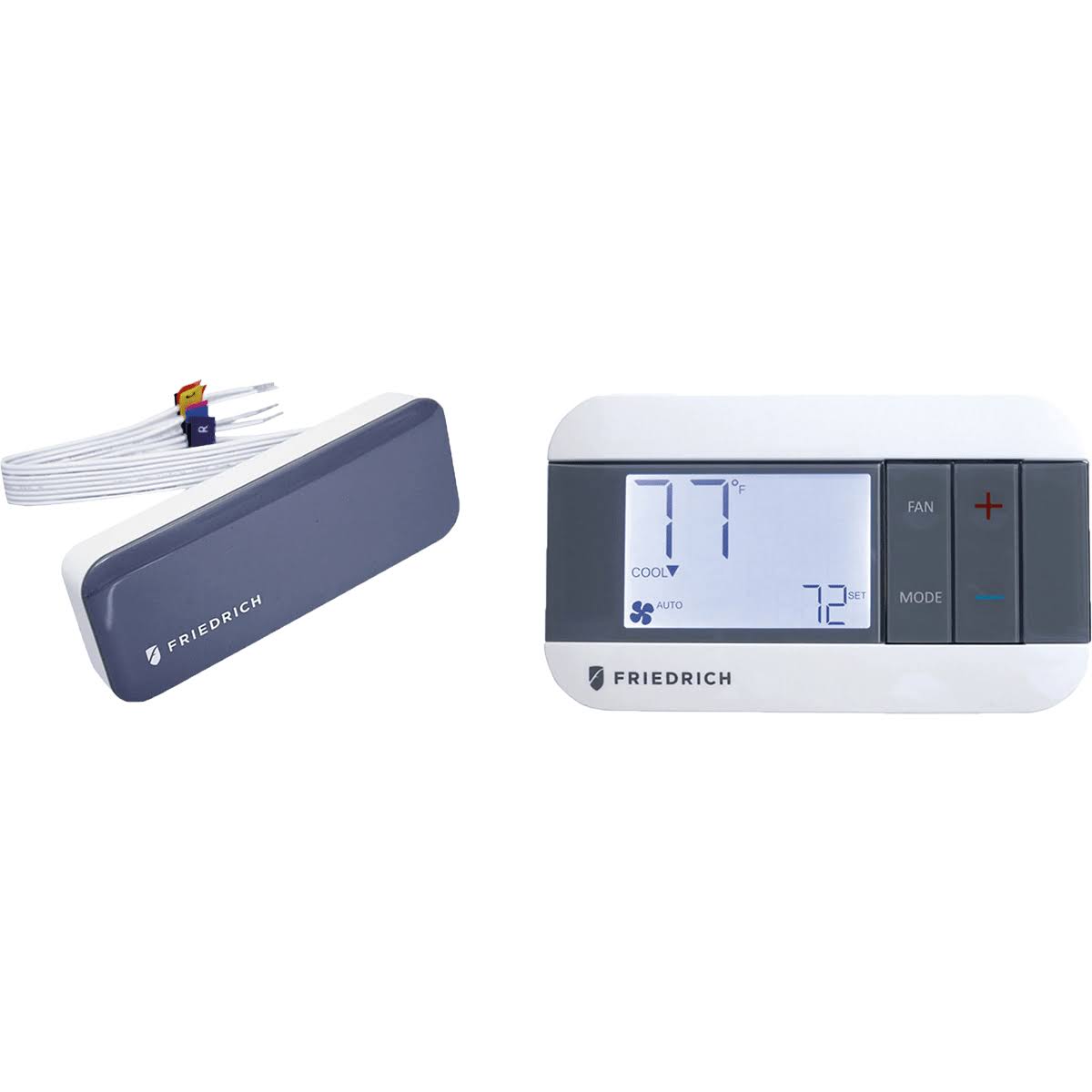 Friedrich WRT2 Wireless Thermostat,24VDC,Plastic,White