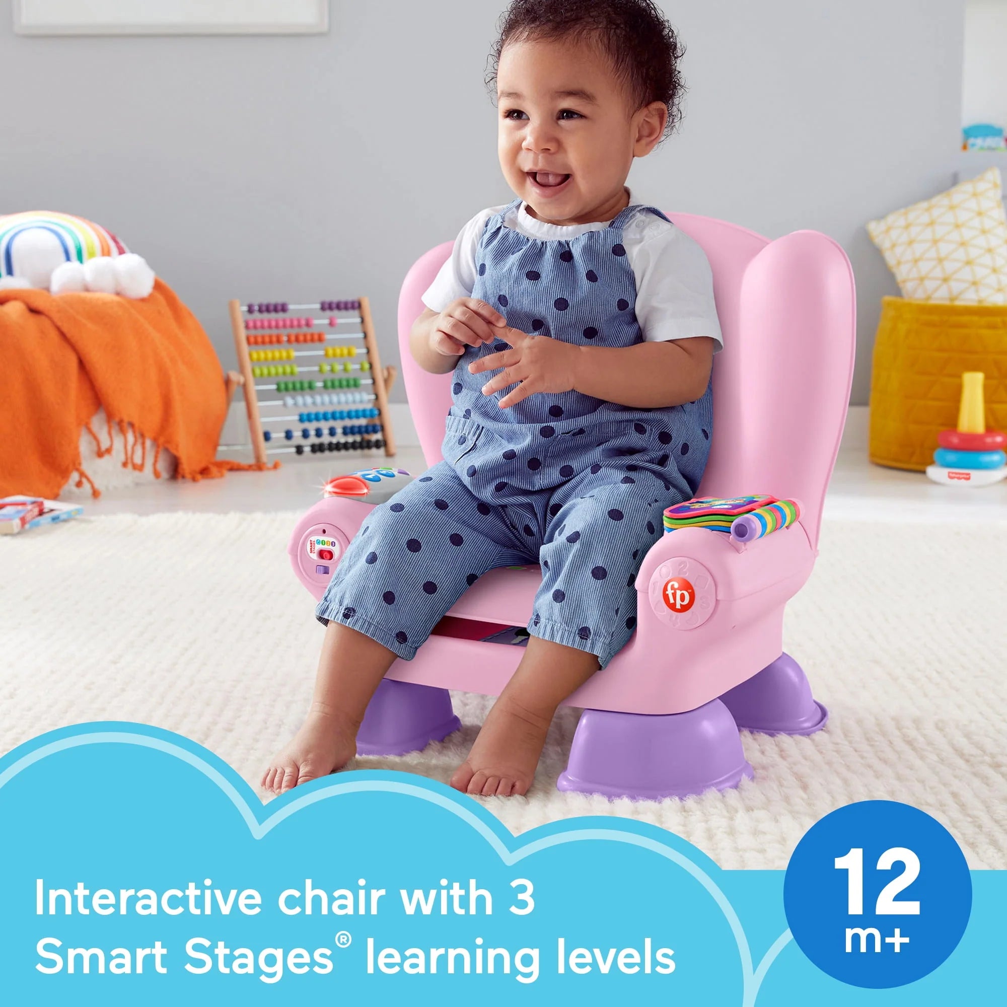 Fisher-Price Laugh & Learn Smart Stages Chair, Pink P8624