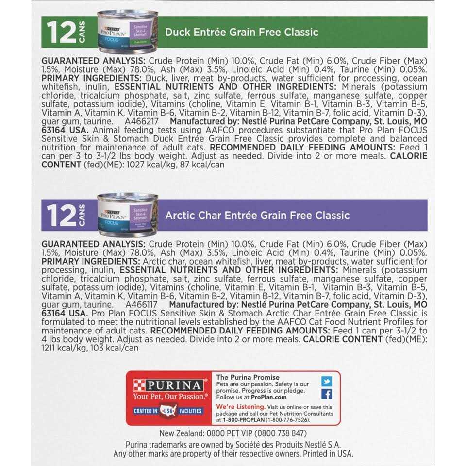 Purina Pro Plan Sensitive Skin & Stomach Wet Cat Food Variety Pack S69435