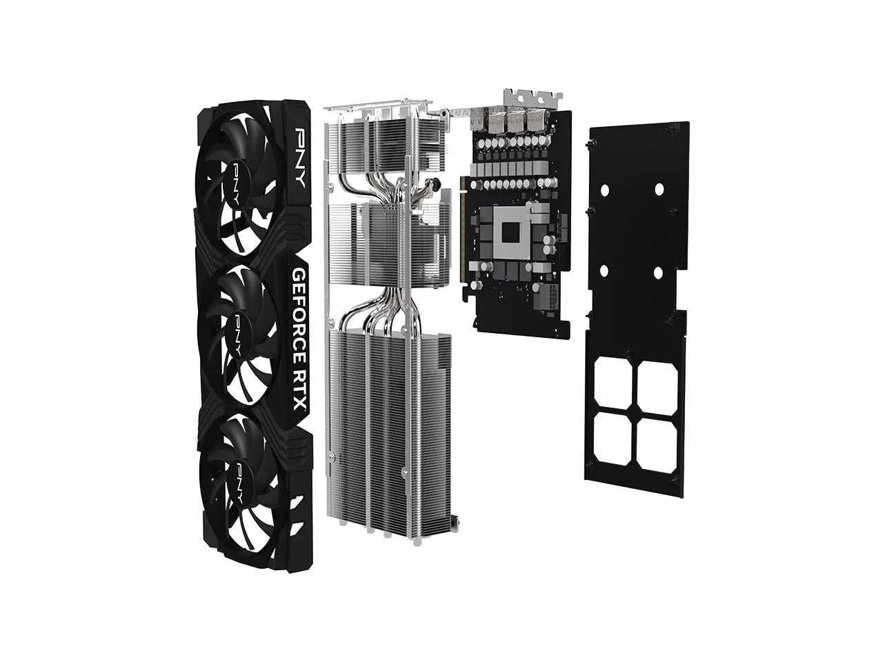 PNY GeForce RTX 4070 Ti SUPER 16GB VERTO Overclocked Triple Fan Graphics Card K308810