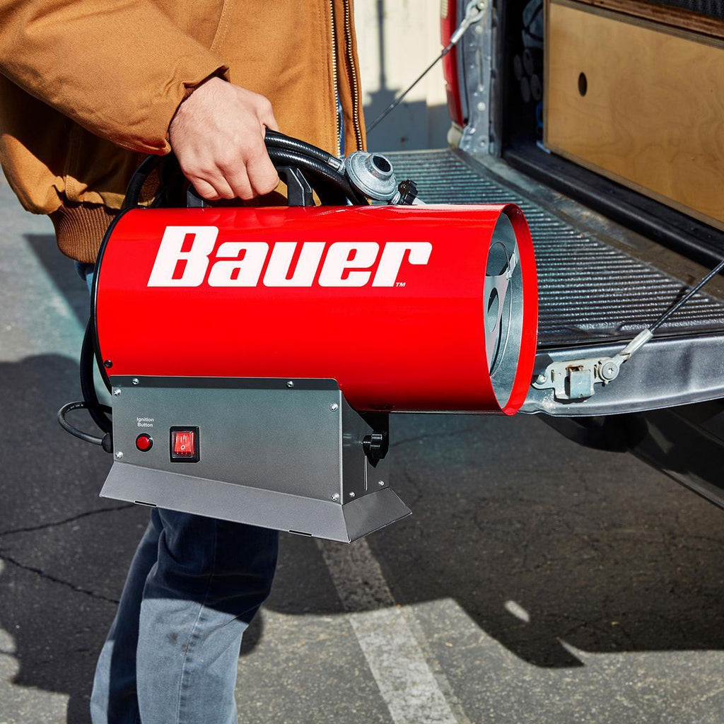 BAUER 30,000 - 60,000 BTU Forced Air Propane Heater D6370