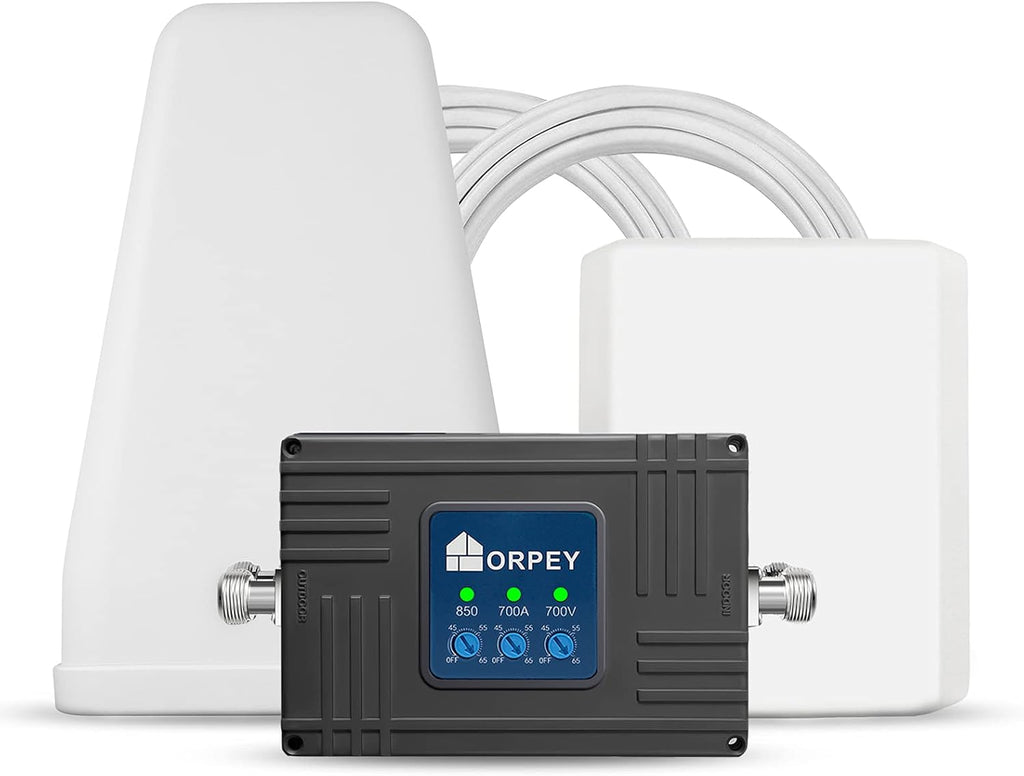ORPEY Verizon Cell Phone Signal Boosters 5G 4G LTE Up to 5,500 sq.ft, Cell Booster for Home - App Assisted Install, Cell Booster Band 5/12/13/17 for AT&T, T-Mobile, Sprint & More | FCC Approved