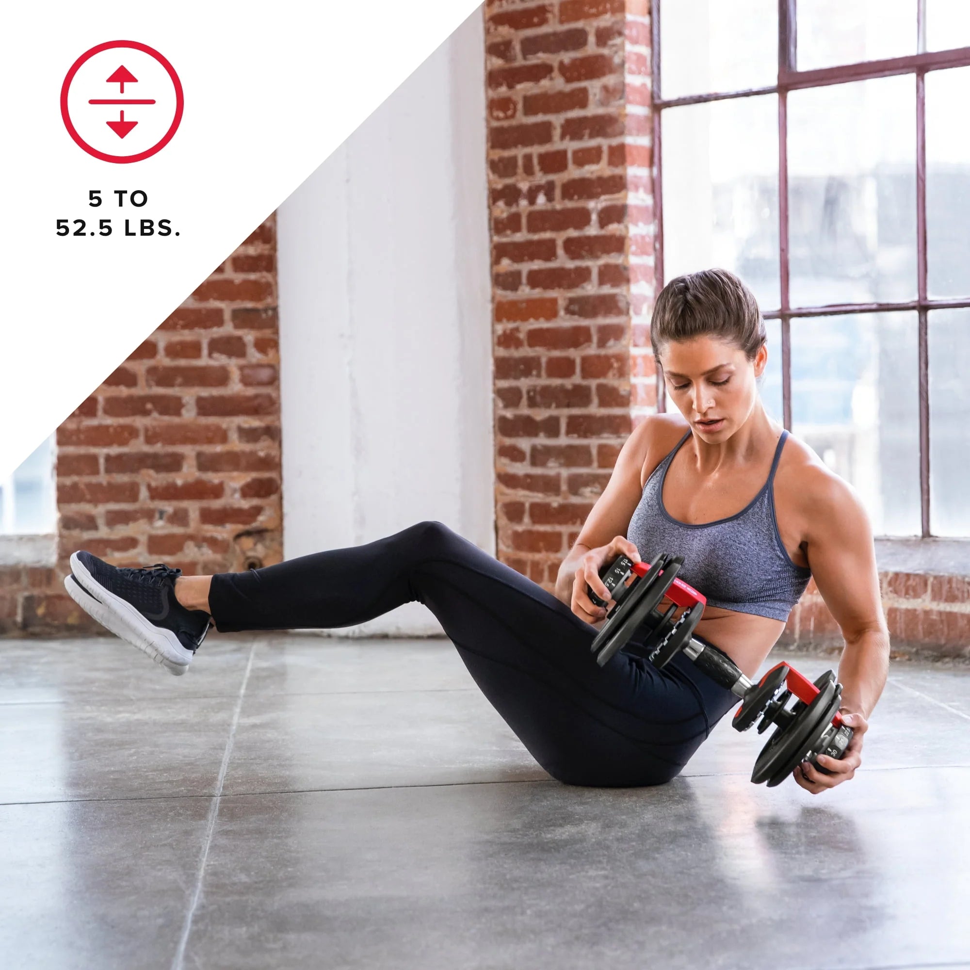 Bowflex SelectTech 552 Adjustable Dumbbell, Single B2167