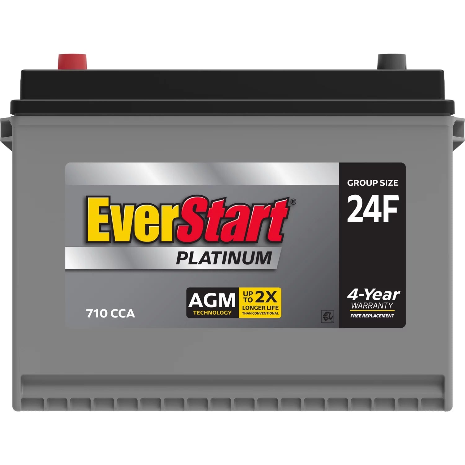 EverStart Platinum AGM Automotive Battery Group 24F 12V 710 CCA F176