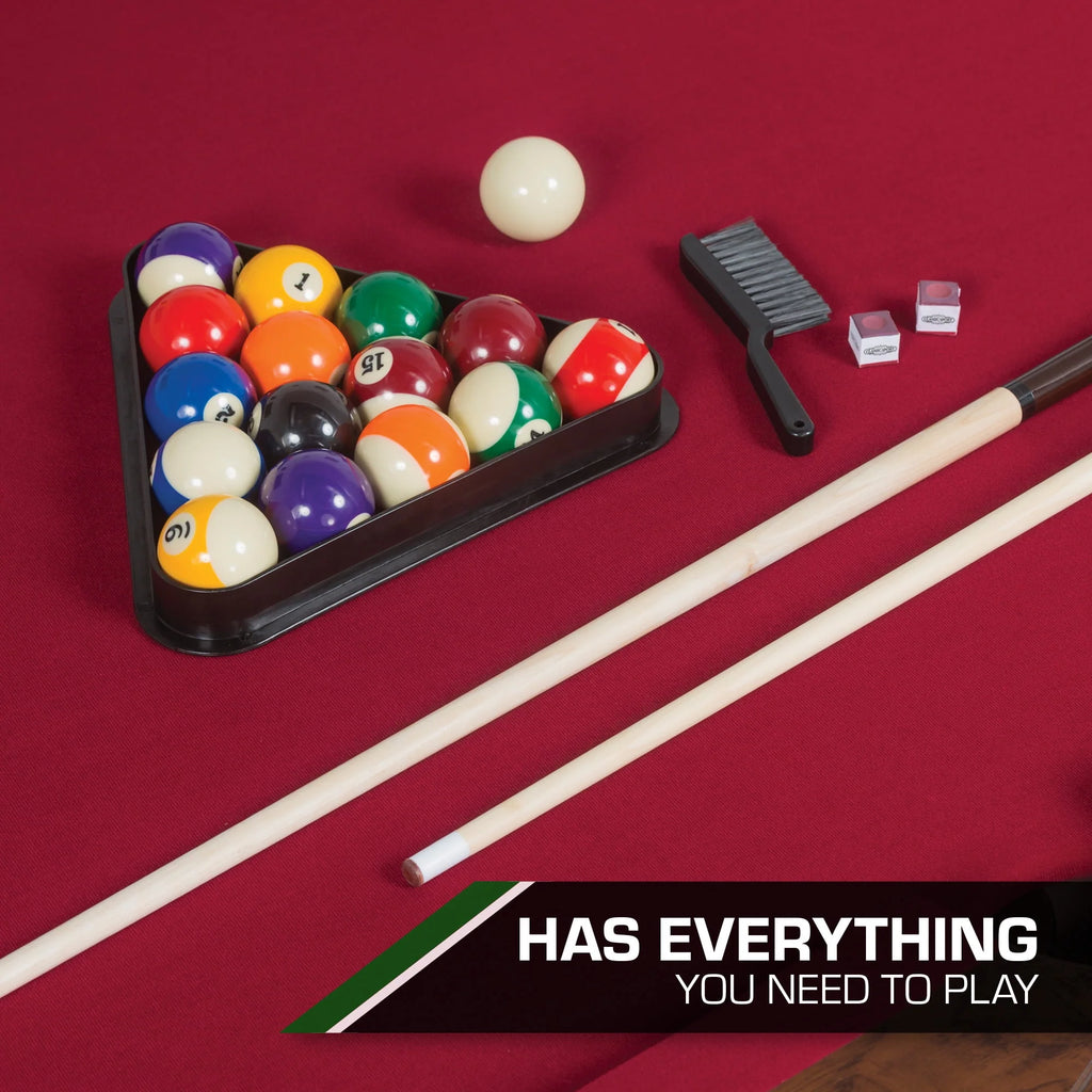 Classic Sports Brighton 87 Billiard Pool Table, Tan G11980