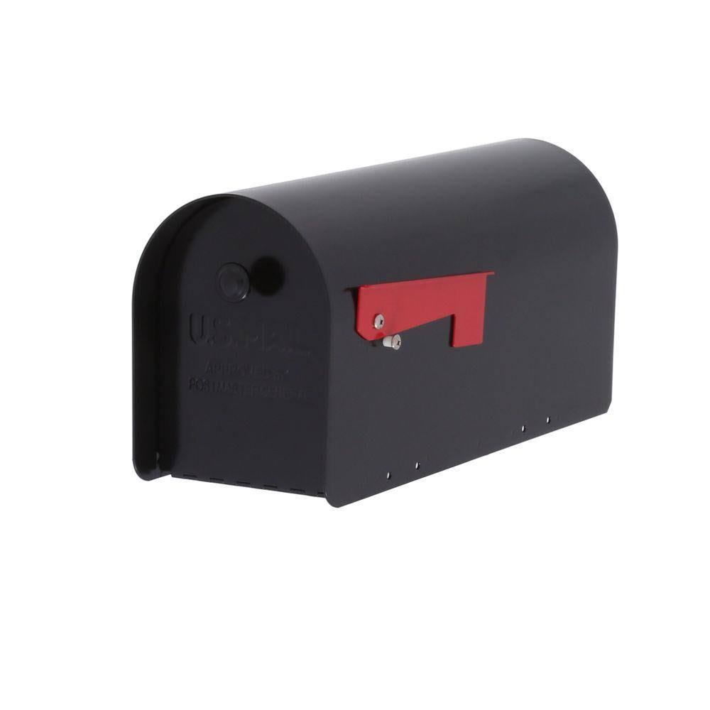 Solar Group Black Tuff Body Mailbox U996704
