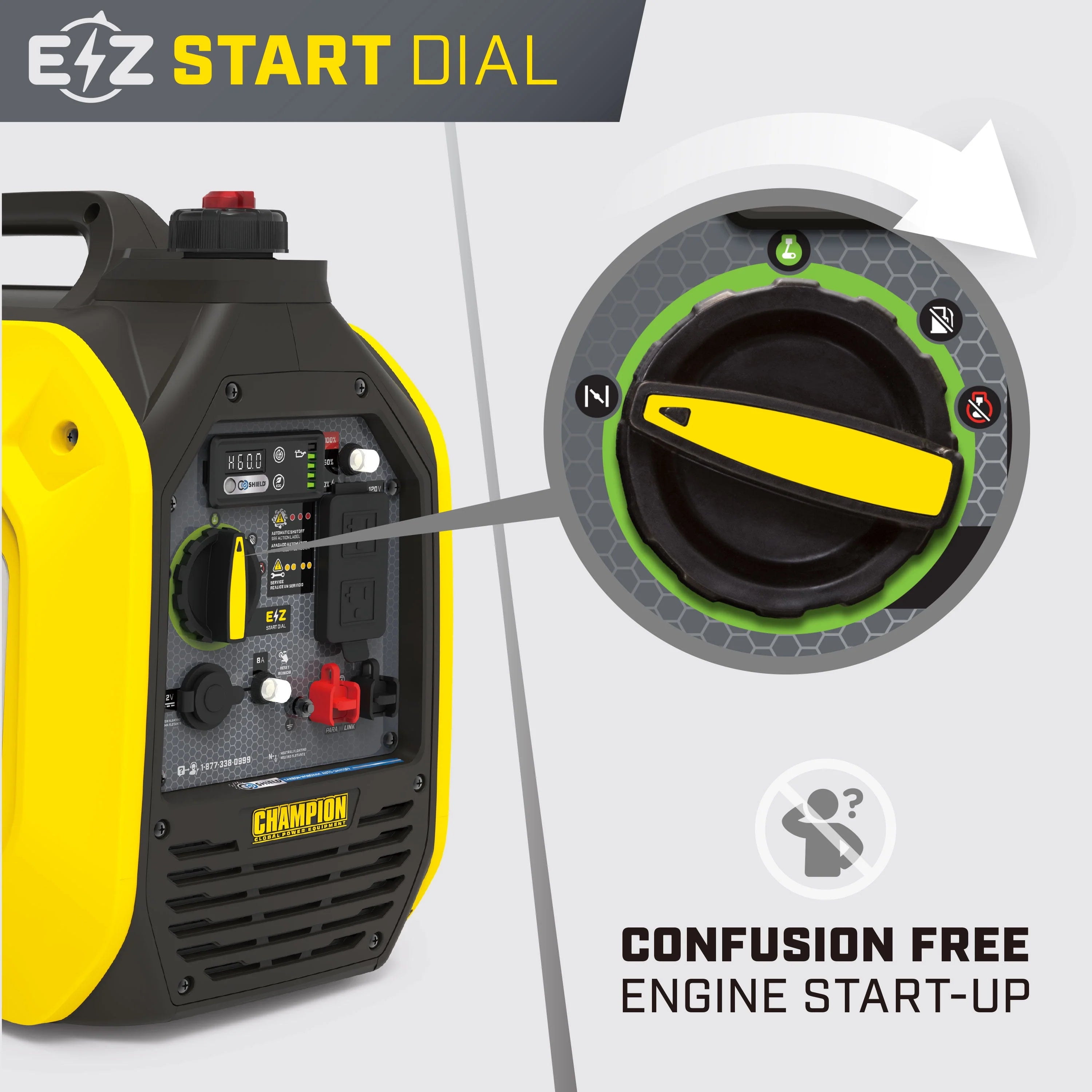 Champion Power Equipment 2500-Watt Ultralight Portable Inverter Generator I331065