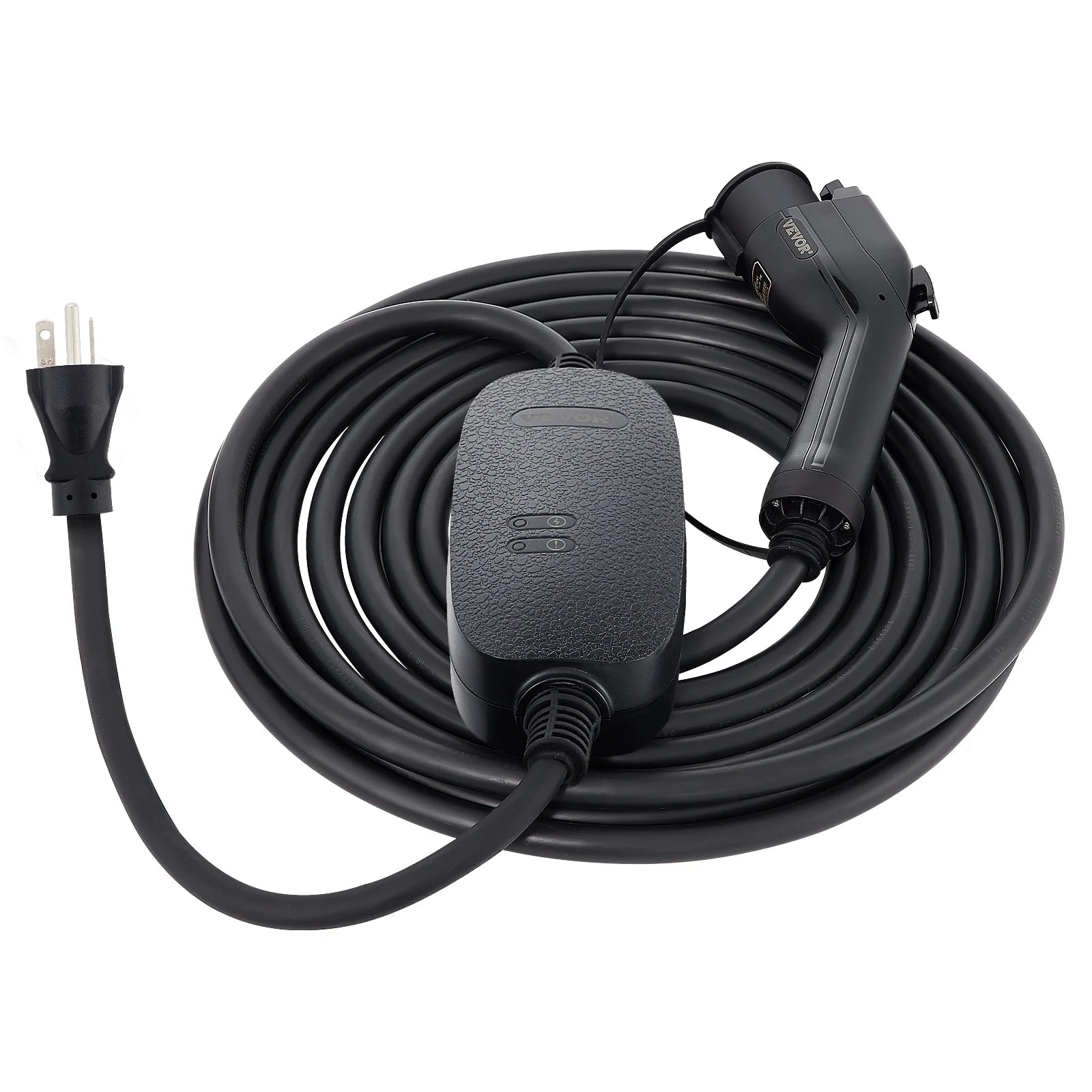 VEVOR Level 2 EV Charger, 16 Amp Portable with 25 ft Cable, J1772 Plug L434477