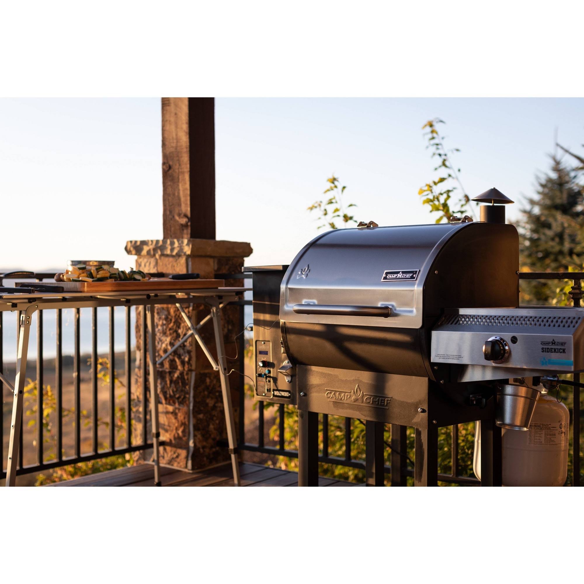 Camp Chef Woodwind SG 24 Pellet Grill with Sidekick X62455