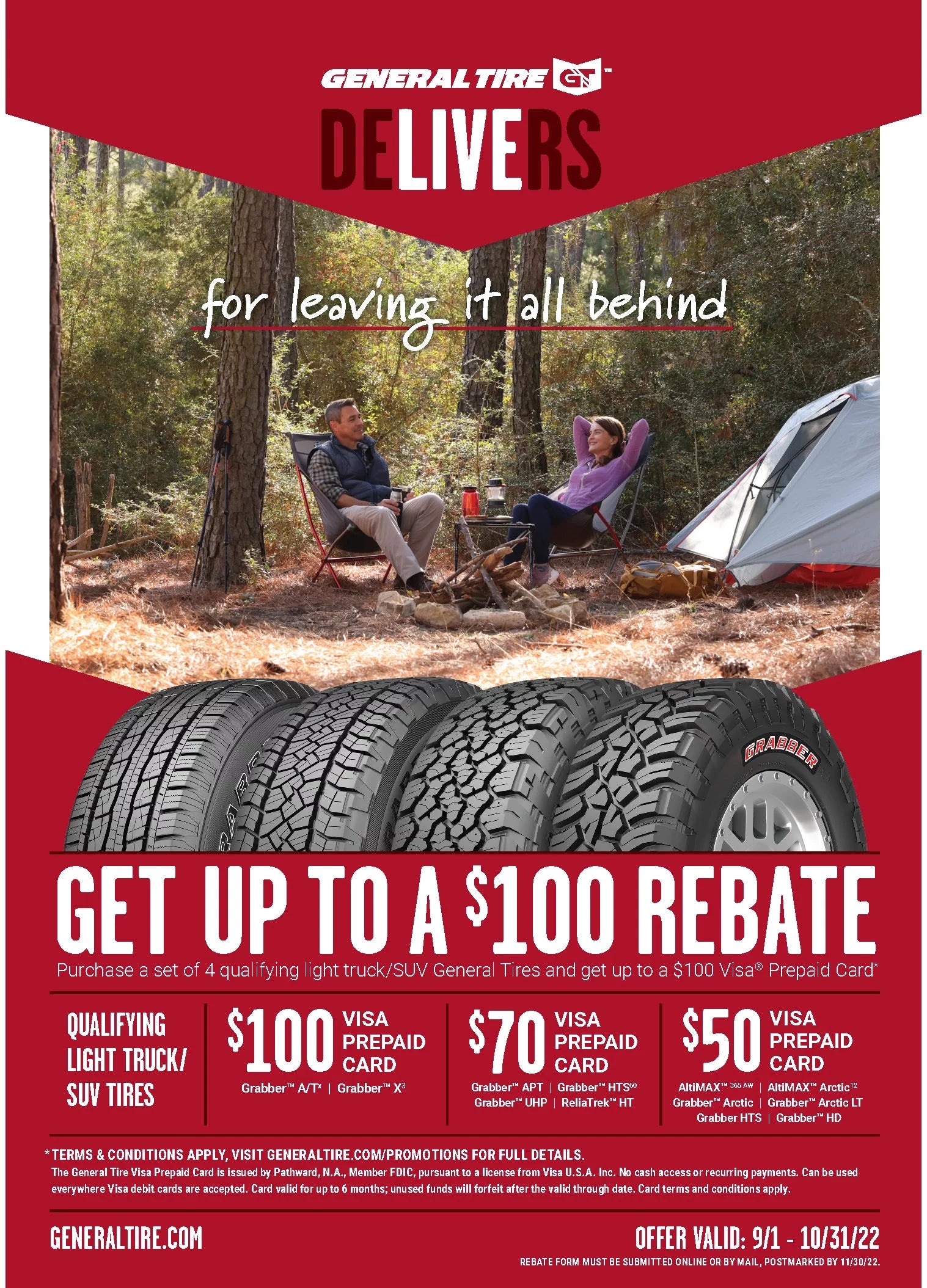 General Grabber A/T X 285/60R20 125 S Tire for Ram 2500 W12474