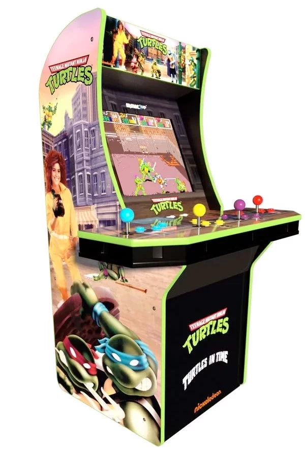 Teenage Mutant Ninja Turtles Arcade Machine with Riser by Arcade1Up B12714