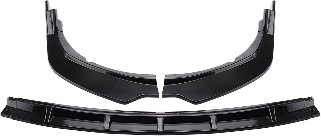 MotorFansClub 3Pcs Front Bumper Lip for Camry SE XSE 2021+, ABS Glossy Black Y39974